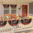 thumbnail image 4 of FLAGWIX Merry Christmas Horses Farm Non-Pleated Fan Flag TPT2301FL 3x6 ft, 1 Pack Suitable for Outdoor and Indoor, 4 of 5
