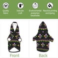 thumbnail image 4 of Yiaed Mardi Gras Fleur de Lis Print Dog Hoodie Security Pet Dog Costume Pets Dog Hoodie Sweatshirt with Pocket for Small Dogs-X-Large, 4 of 5