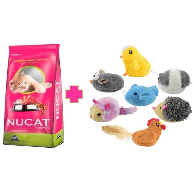 Paquete Nucat 15 kg + 1 juguete que vibra Fancy pets