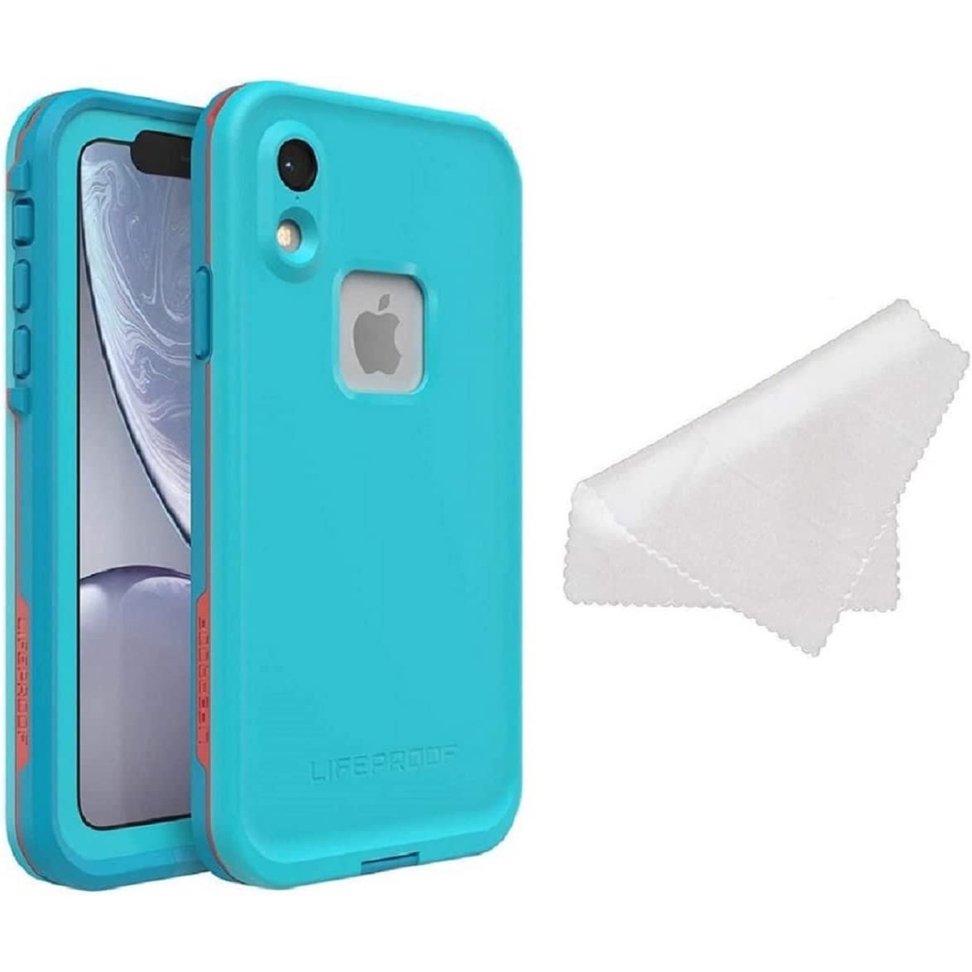 LifeProof FR Series Waterproof Case for iPhone XR Only - with Cleaning Cloth - Non-Retail Packaging - Boosted Blue Atoll/Hawaiian Ocean/Emberglow