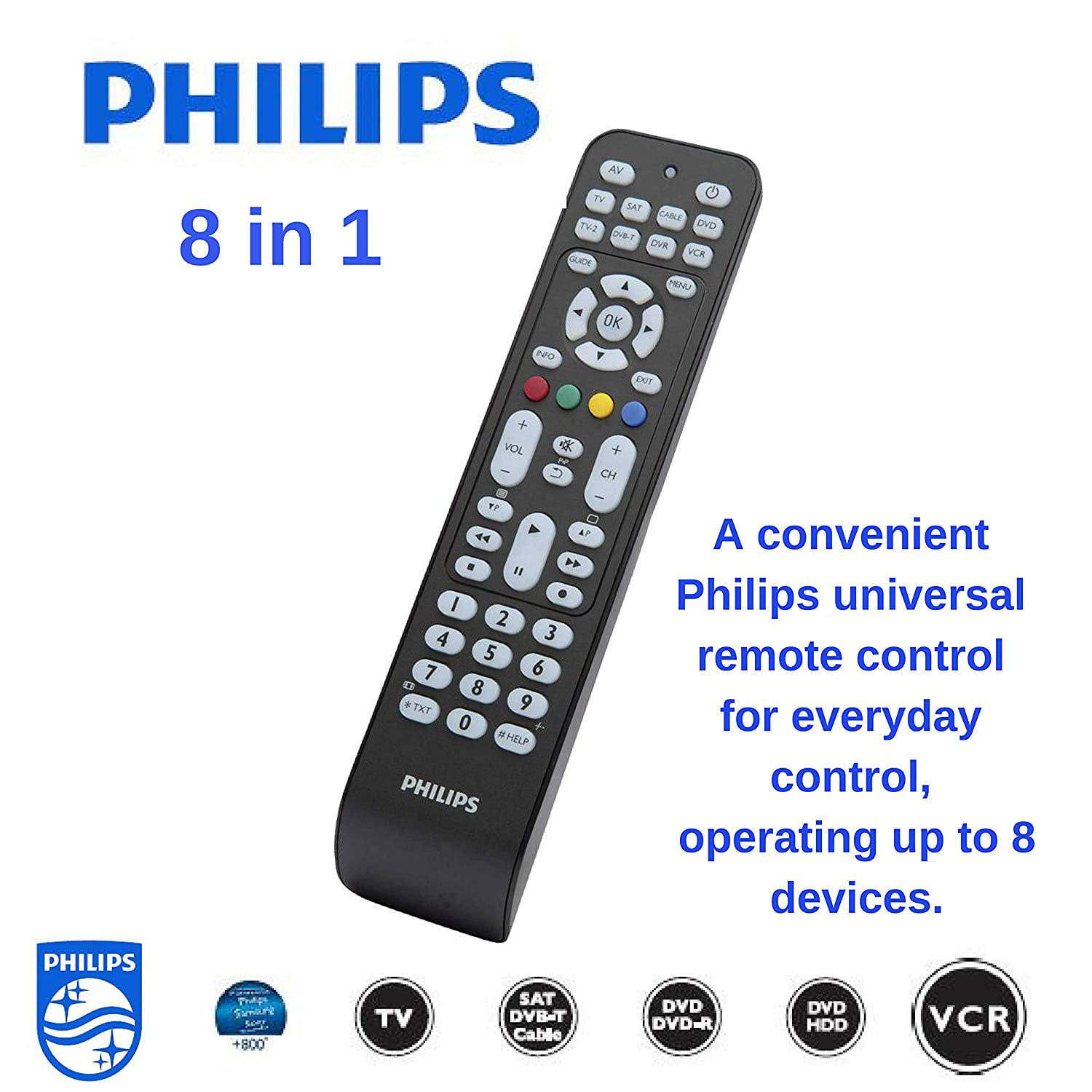 Philips universalnij pult 4 v1. Настроить телевизор филипс универсальным пультом
