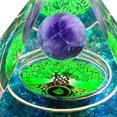 thumbnail image 3 of Pirámide de cristal de 6 cm Reiki Pirámide de orgón curativo para estudio de oficina (C) Ehuebsd Libre de BPA, 3 of 8