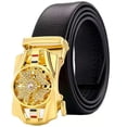 thumbnail image 1 of CSChome Ceinture Homme Rotative Boucle Automatique Réglable Ceinture Homme en Faux Cuir Accessoires de Mode, 1 of 7
