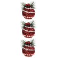 thumbnail image 1 of Bolsa De Espuma De Arpillera Con Diseño De Cuadros Para Decorar El Árbol De Navidad, 1 of 2