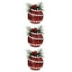thumbnail image 1 of Bolsa De Espuma De Arpillera Con Diseño De Cuadros Para Decorar El Árbol De Navidad, 1 of 2