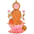thumbnail image 4 of Laxmi Idol Statue, Lakshmi ji Devi ma, Orange, 7 x 4 Inches, for Puja Room Mandir Decor Diwali, 4 of 4