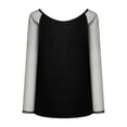 thumbnail image 5 of DPTALR Blouse T-shirt à Manches Longues en Dentelle Imprimée Décontractée pour Femmes, 5 of 5