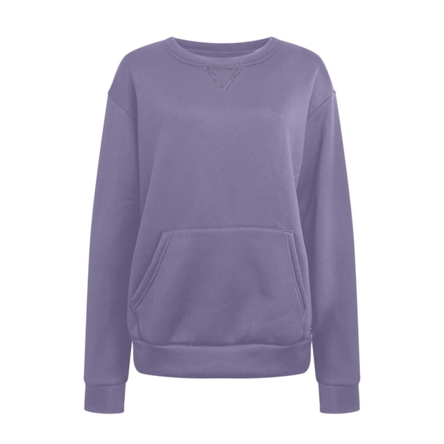 SNKSDGM Sweat-Shirt Sweat-Shirts Ras du Cou pour Femmes Halloween Graphiques pour Femmes Chandail Décontracté Uni Manches Longues Col Rond avec Poche pour Usage Quotidien Vêtements Confortables L
