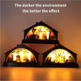 thumbnail image 2 of Moyic Casa luminosa LED de Halloween exquisita construcción iluminada de Halloween edificio de luz Retro decorativo de Halloween para fiesta hogar de Kits de decoración para fiestas Numero 3 Moyic HA027563-03, 2 of 6