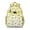 Yellow, variant on Steampunk Goth Students Backpack with Ethereal Lunar Eclipse and Celestial Star Print, Dark Mystical Astral Design, Adjustable Straps and Padded Shoulders
