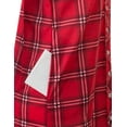 thumbnail image 4 of Doublju Womens Ruffle Cap Sleeve Loose Fit Plaid Shirts Dress With 2 Side Hand Pockets, 4 of 4