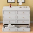 thumbnail image 2 of Full Size Murphy Bed with Large Drawers,White, 2 of 7