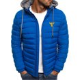 thumbnail image 5 of Chaqueta con capucha acolchada de algodón con estampado de Dwayne Johnson Brahma Bull Tattoo para hombre, cómoda e informal, a la moda, 2024, 5 of 5