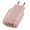 Pink, variant on 3-Port USB Wall Charger - Multi-Device Fast Charger with Smart IC, 5V/2A Total Output, Fireproof ABS Material, and Universal Compatibility for Home and Travel