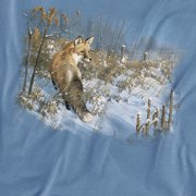 Wildlife T-Shirt Winter Red Fox Unisex Graphic Tee For Men & Women