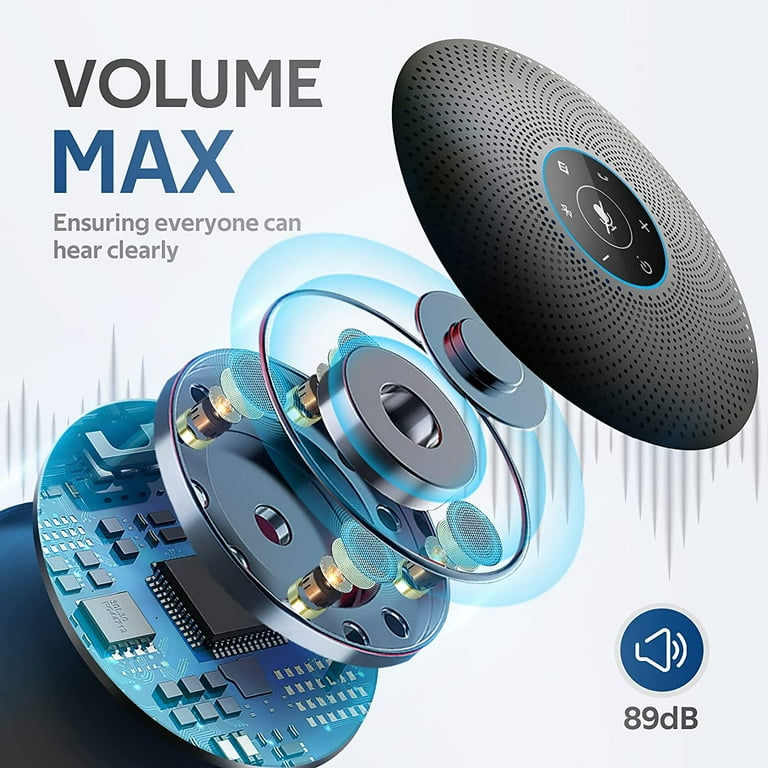 EMEET OfficeCore M2 Max Bluetooth Portable Conference Speakers USB