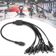 thumbnail image 2 of DC12V 1 Female to 8 Males Power Supply Splitter Cable Heavy Duty Power Cable for Surveillance Cameras for Surveillance Systems, 2 of 5