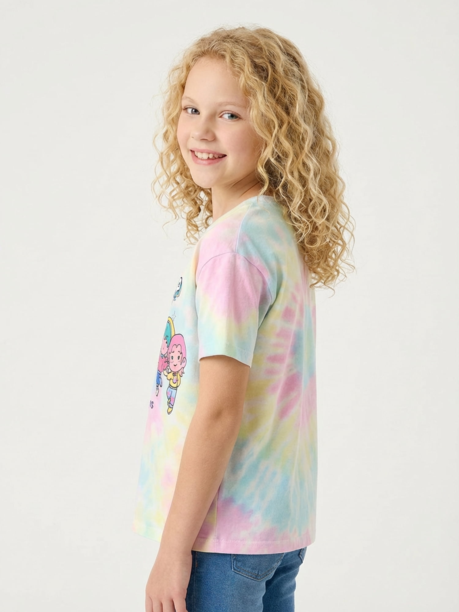 KPop Demon Hunters, Girls' & Big Girls' Graphic T-Shirt, Saja Boys, Sizes 4-16