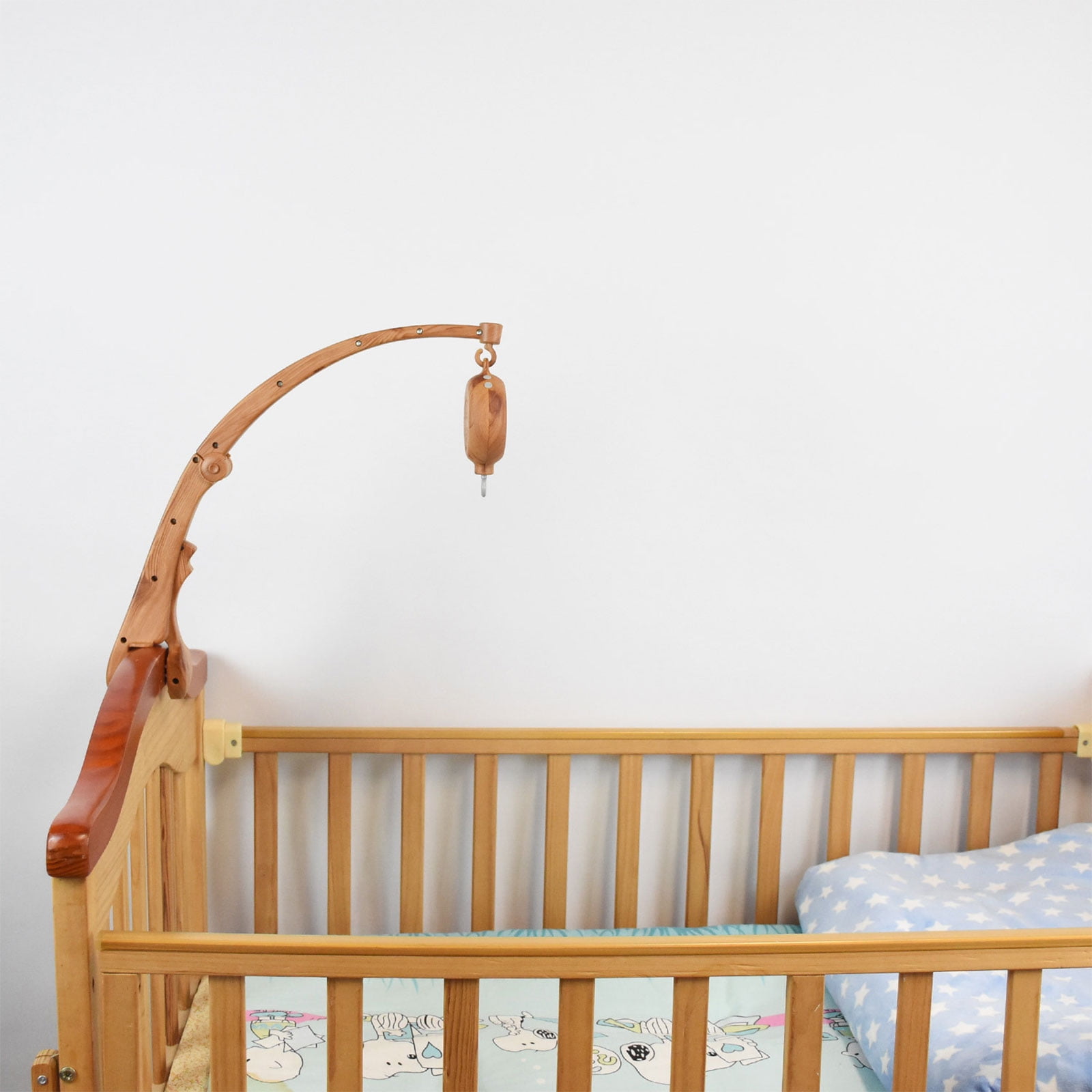 Baby Crib Mobile Musical Box Built-in Music Power 35 Tunes With Arm Baby Rotary Mobile Crib Music Box