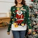 thumbnail image 2 of Suéter navideño para mujer, jersey con luz LED a la moda, nuevo jersey de punto de jacquard de dinosaurio para invierno 2024, top informal cálido para mujer, 2 of 4