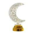 thumbnail image 2 of Battery Powered LED Night Light Decorative Table Lamp, Diamond-Cut Crystal Style with Gold Base, Portable Bedside Light for Bedroom, Party, Kids, 2 of 5