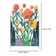 thumbnail image 3 of Jardín Colorido Y Pantalla Metálica De 3 Paneles Con Flores Para Patio Y Jardín, 3 of 5