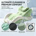 thumbnail image 5 of Memory Foam Intimacy Pillow, 27 Degree Ergonomic Incline Pillow for Multi-Position Support, Prone Reading and Leg Elevation, 5 of 8