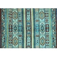 thumbnail image 1 of Ahgly Company Indoor Rectangle Abstract Light Blue Modern Area Rugs, 4' x 6', 1 of 4