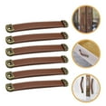 thumbnail image 3 of 6 Pcs Tiroirs en Cuir et Alliage de Zinc Poignées de Tiroir pour Commode Armoire, 3 of 8