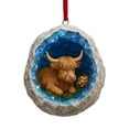 thumbnail image 2 of Adornos navideños acrílicos | Decoraciones acrílicas transparentes y duraderas de 3 mm con bordes pulidos | Decoración navideña moderna y elegante para colgar en la pared | Adornos navideños ligeros, 2 of 6