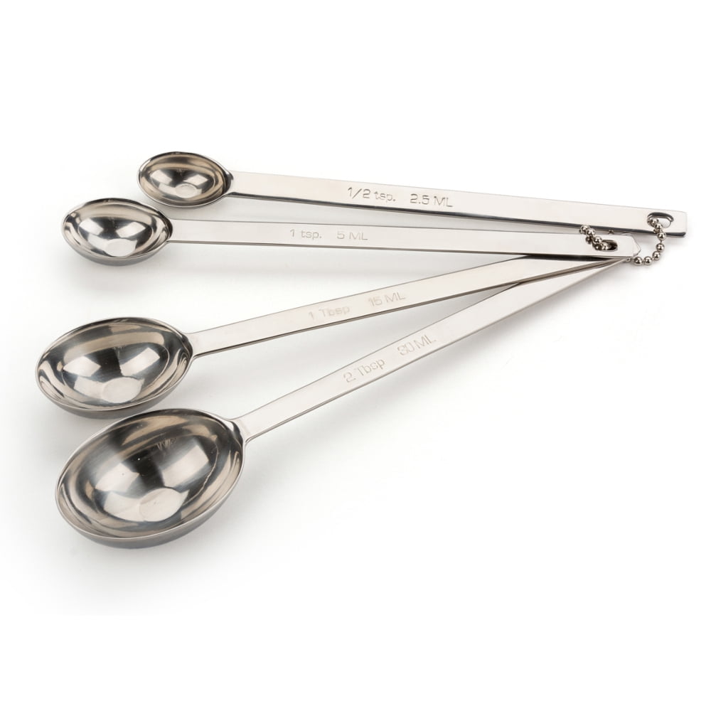 RSVP Endurance Stainless Steel Long Handle Measuring Spoon Set