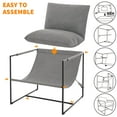thumbnail image 3 of Sillón Acentuador Moderno – Cómodo – Tapizado – Lectura – Relleno de Espuma – Sala, Dormitorio u Oficina, 3 of 7