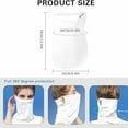 thumbnail image 2 of Unisex Lightweight Bandana Neck Scarf Breathable Triangle Design Soft Fabric Outdoor Protection Accessory for Daily Use, 2 of 2