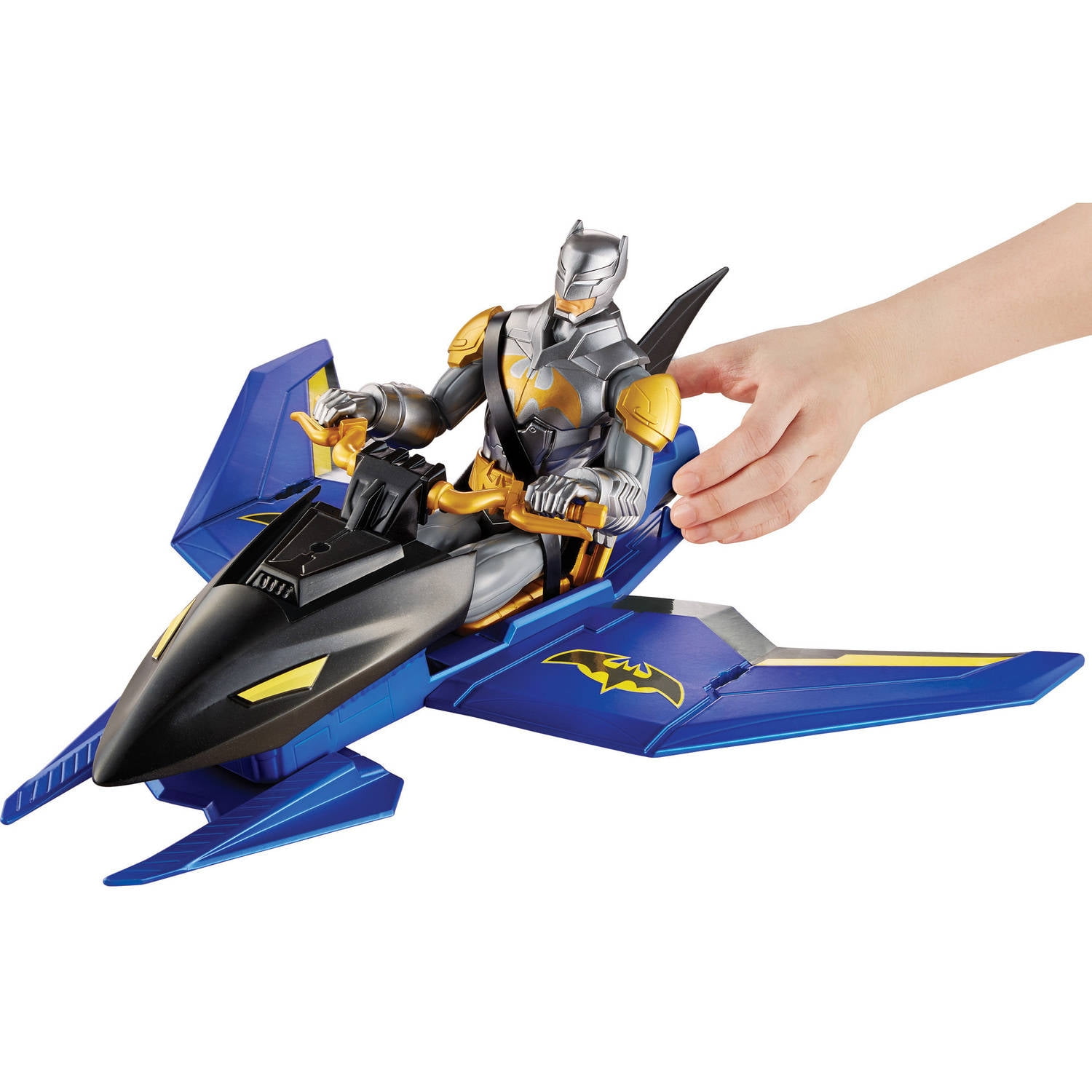 Batman Unlimited Batman and Batjet Figure with Vehicle