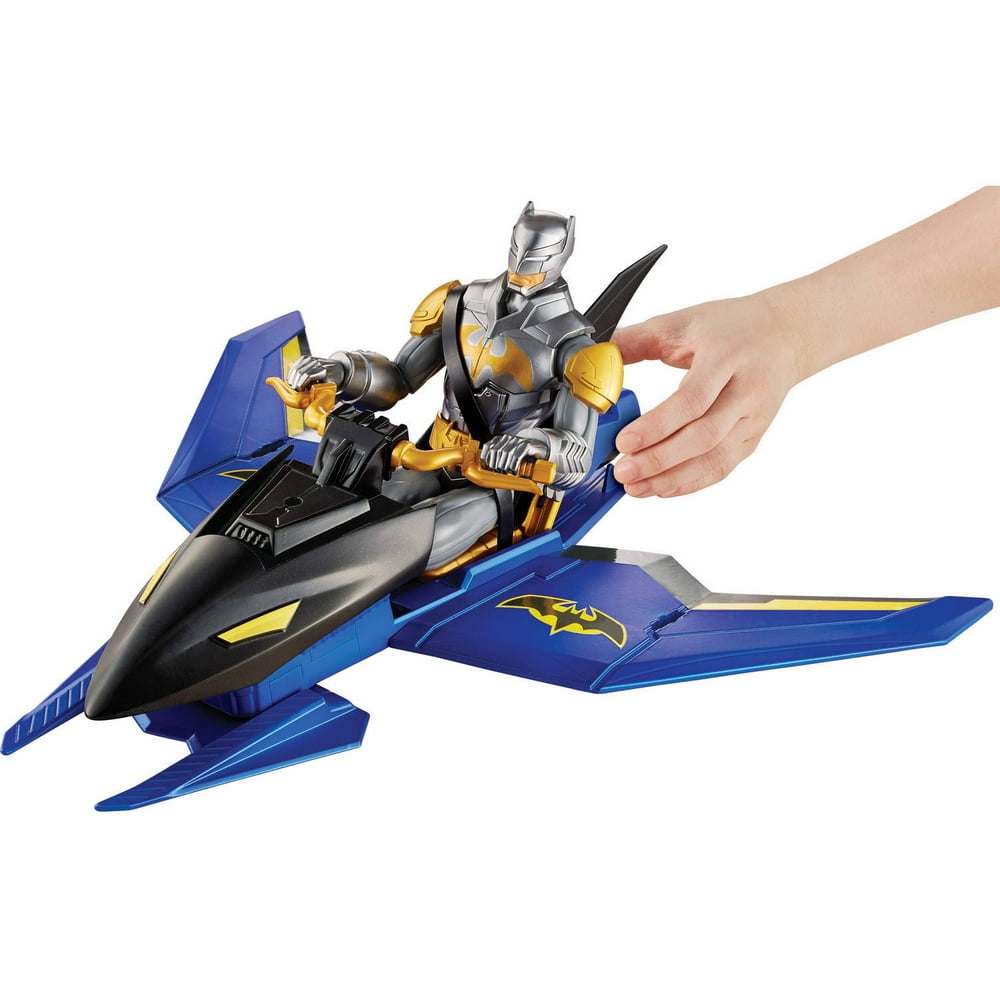 Batman Unlimited Batman and Batjet Figure with Vehicle