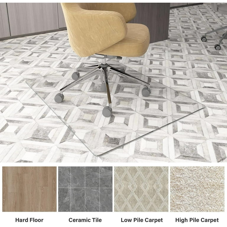 RACHMADES Office Chair Mat for Carpet, 36