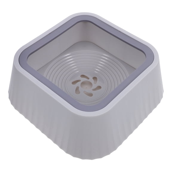 NICEXMAS Dog Water Bowl Pet Water Bowl Dark Grey ABS 1Pack