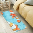 thumbnail image 4 of Clownfish Fish Bathroom Rug Non Slip Bathroom Mats Entry Door Soft Carpets for Kitchen Bedroom Living Room 39x20 inch, 4 of 7