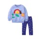 thumbnail image 5 of Gibobby Sudaderas para niños pequeños, playera de algodónNiños Niñas primavera otoño Animal estampado sudaderas algodón Casual cuello redondo manga larga(Azul, 3-4 Años), 5 of 5