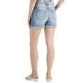 thumbnail image 2 of INC International Concepts Womens High Rise Cuffed Denim Shorts Medium Indigo 0, 2 of 3