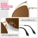 thumbnail image 3 of Gafas de Sol GQUEEN Sobredimensionadas Polarizadas con Montura Metálica Ojo de Gato, 3 of 7