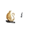 thumbnail image 5 of CoudarTitie Swan Figurine Modern Art Animal Sculpture and Guan Yin Stone Ornament Collectible Chinese Feng Shui Buddhist Decoration for Living Room Bedroom Cabinet Home, 5 of 8