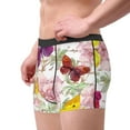 thumbnail image 3 of Kdxio Men's Boxer Briefs with Butterflies and Vintage Print - Comfortable and Breathable Underwear for Everyday Wear, 3 of 7