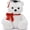 Bear-White, variant on Tezituor 2PCS Tiger Stuffed Animal 18'' Mommy and Baby Tiger Plush with Interactive Connecting Design