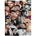 thumbnail image 3 of Blanket Hero Fiennes Tiffin Soft and Comfortable Wool Fleece Throw Blankets Gift for Home Decoration Sofa Office car Camping Yoga Travel Home Decoration Cozy Plush Beach, 3 of 5
