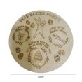 thumbnail image 3 of Plato de comida con forma de dibujos animados, bandeja para servir postres de conejo de Pascua (circular) Likrtyny Libre de BPA, 3 of 6