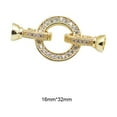 thumbnail image 3 of ziyahi Rhinestone Button Wedding Jewelry DIY Finding Handicraft Accessories for Gold, 3 of 6