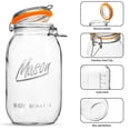 thumbnail image 3 of Frascos Mason Anwoi de boca ancha 1,9 L, paquete de 3, frasco de vidrio con tapas, 3 of 7