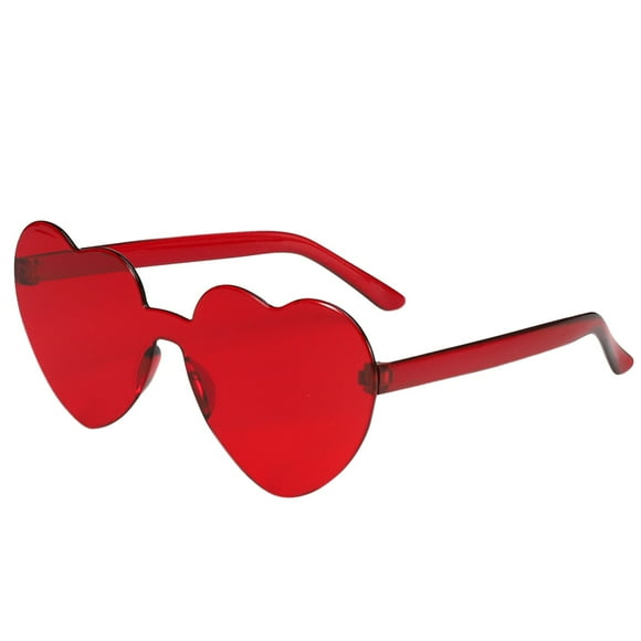 Glasses Frameless Transparent Glasses Europe And America Candy Color Couple Sunglasses sunglasses womens