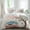 Light Brown, variant on Let's Go Camping Set of 4 Bedding Quilt Covers, Modern Camper Van Trees Burlap Rustic 4-Piece Bed Sheet Set with Extra Soft Bed Sheets Quilt Cover Pillowcase, Twin